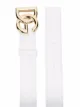 Dolce & Gabbana logo-plaque leather belt