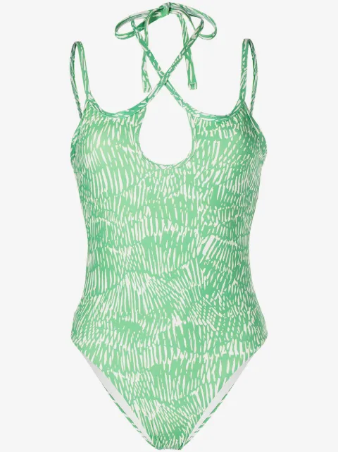 SIMKHAI  Alayna teardrop swimsuit