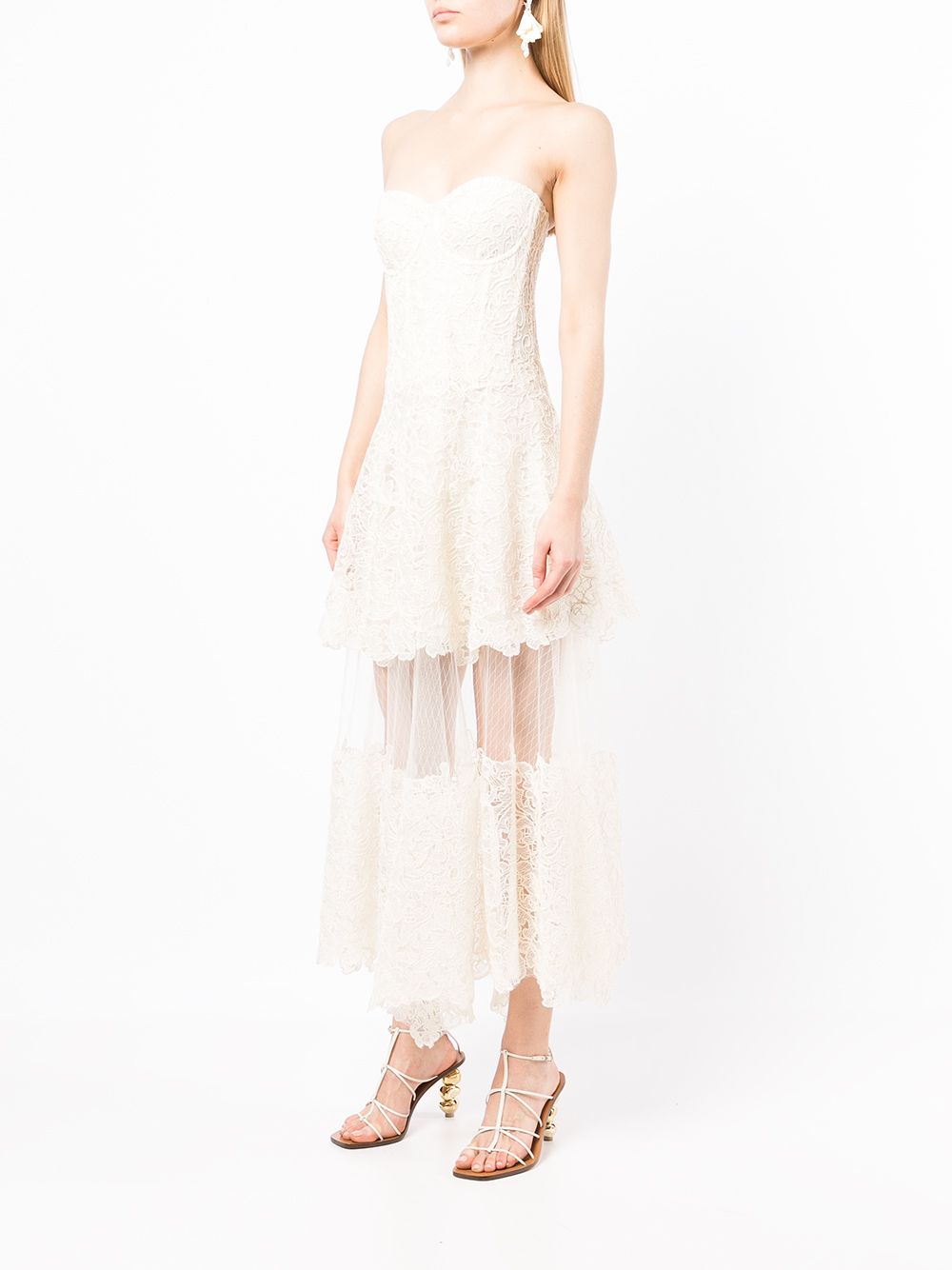 фото Jonathan simkhai harlow corded lace midi dress