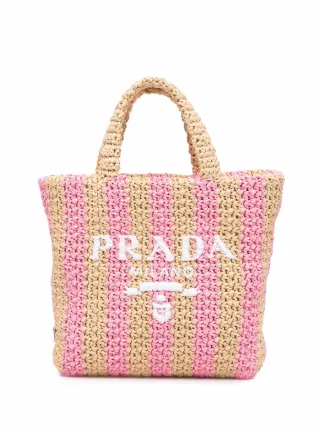 Borsa tote con ricamo Rosa Farfetch Accessori Borse Fasciatoio 