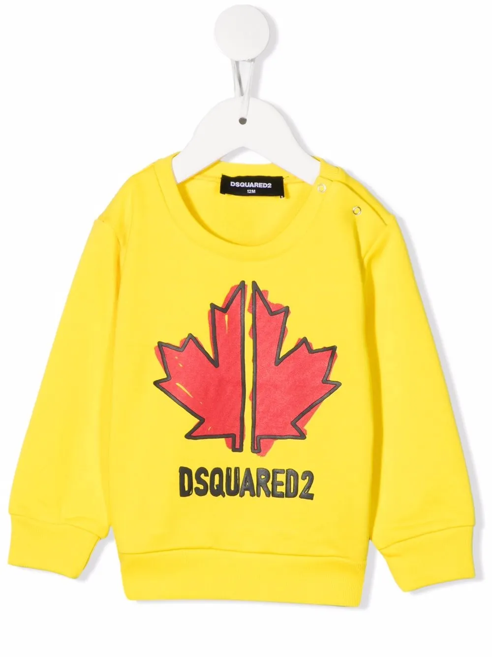 

Dsquared2 Kids sudadera con logo y cuello redondo - Amarillo