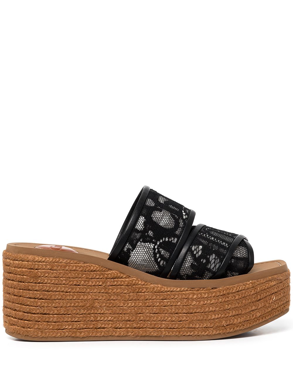 Chloé Woody double-strap Platform Sandals - Farfetch