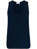 P.A.R.O.S.H. scoop-neck sleeveless blouse - Blue