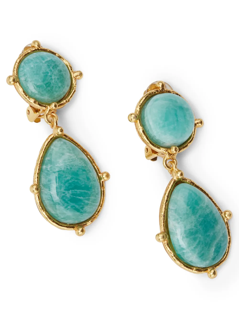 Sylvia Toledano aretes de clip 2 Pierres Dots | Image 2