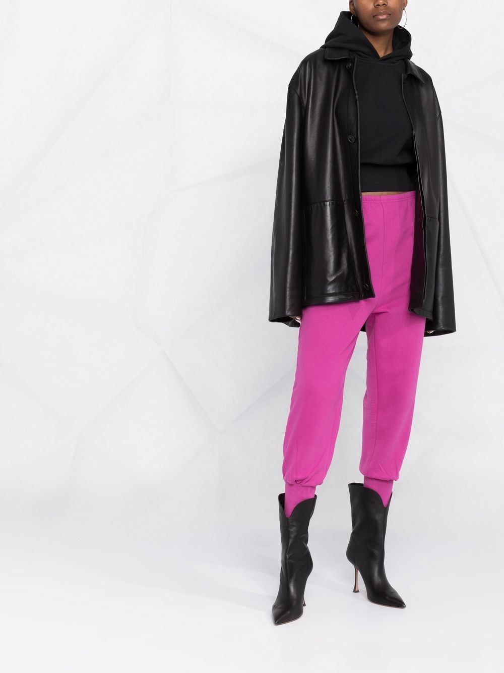 Shop Balenciaga Sporty B Track Pants In Rosa