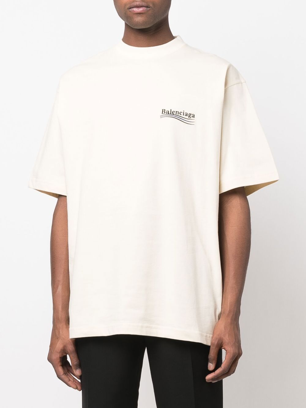 Balenciaga logo-print short-sleeved T-shirt - Farfetch