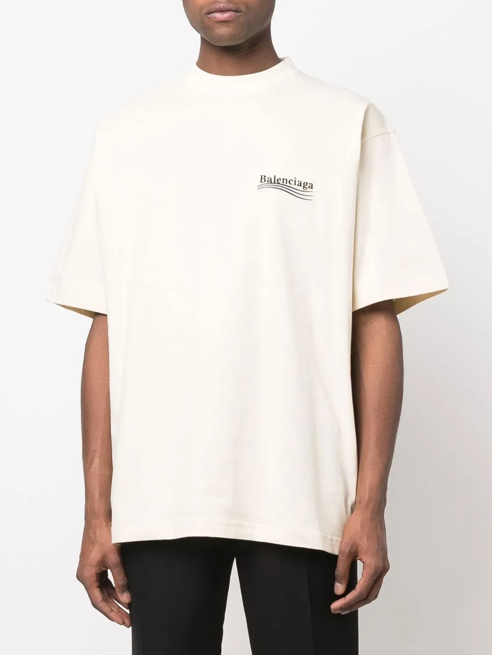 オカヤドカリ BALENCIAGA マーブル柄Tshirt 15ss - トップス