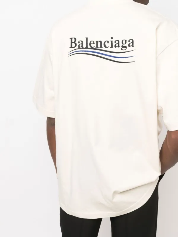 Balenciaga logo-print short-sleeved T-shirt - Farfetch