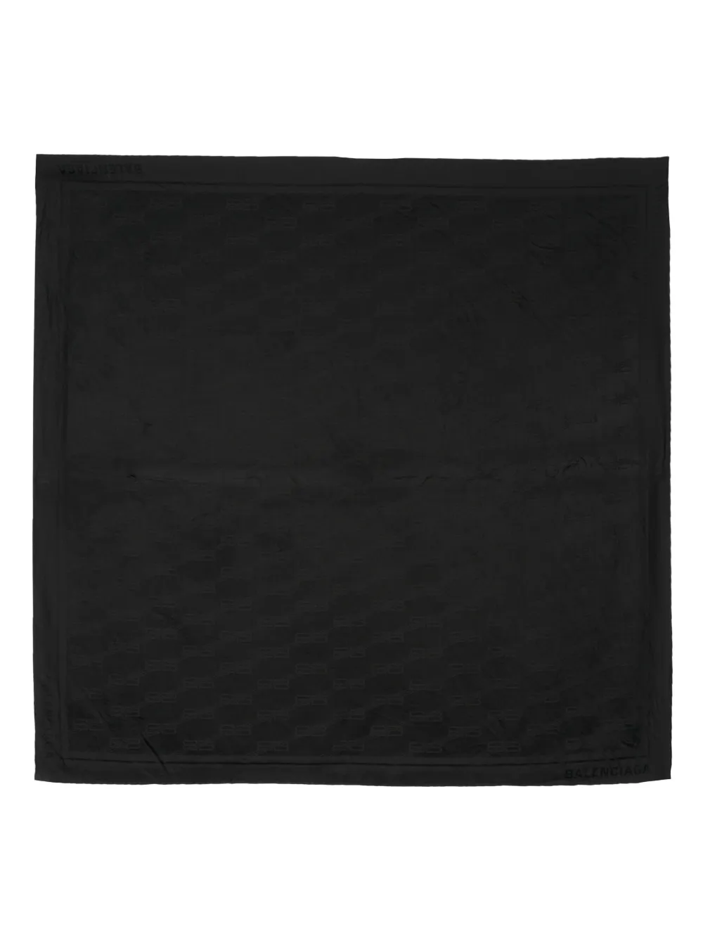 Balenciaga mascada con monograma estampado | negro | Image 1