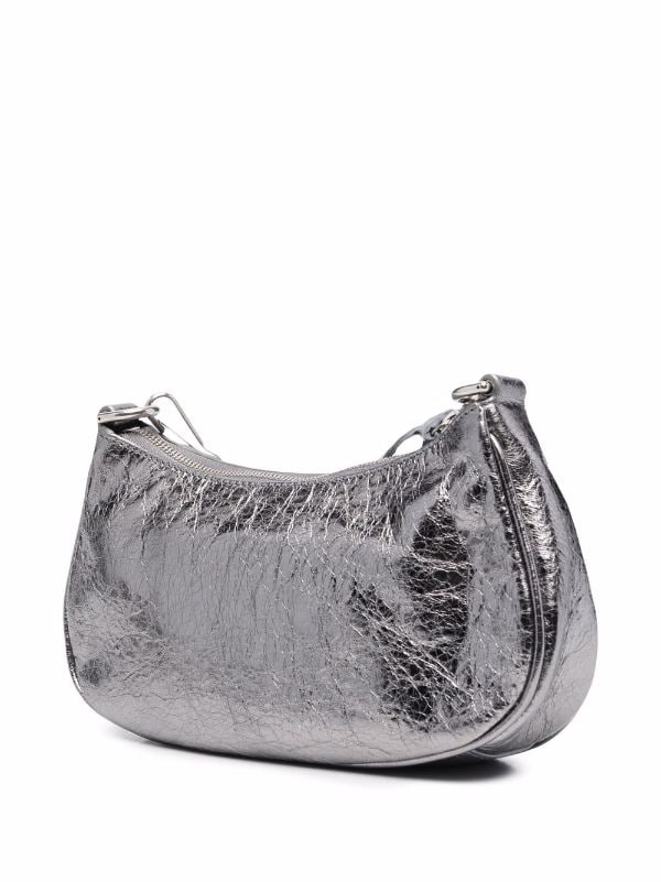 Balenciaga Le Cagole Crossbody Bag In Silver