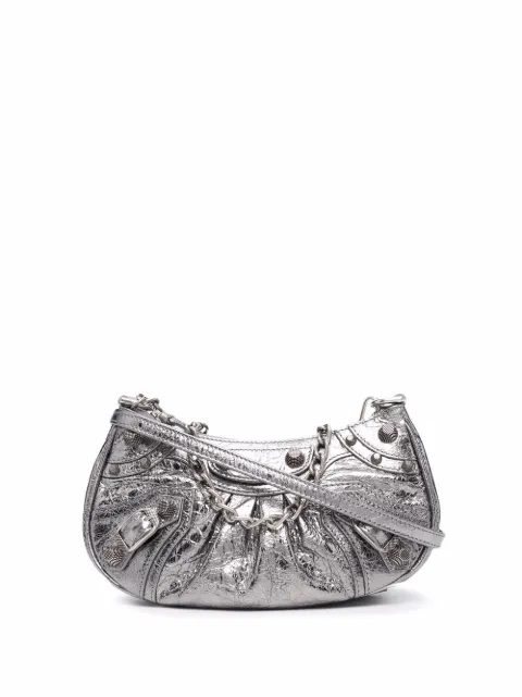 Balenciaga Bolsa de ombro Le Cagole metálica
