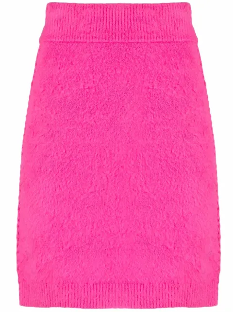 Helmut Lang textured knit pencil skirt
