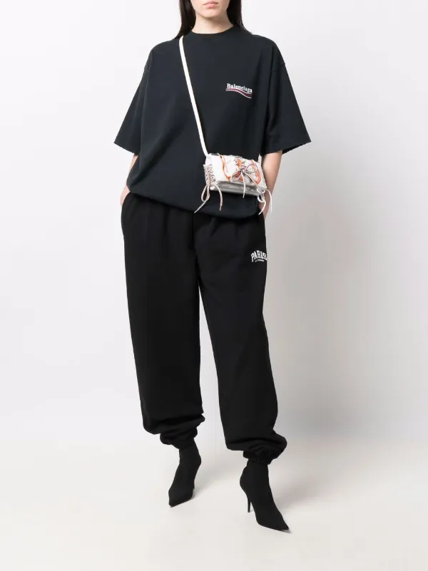 BALENCIAGA ロゴ オーバーサイズ Tシャツ ブラック3/M-