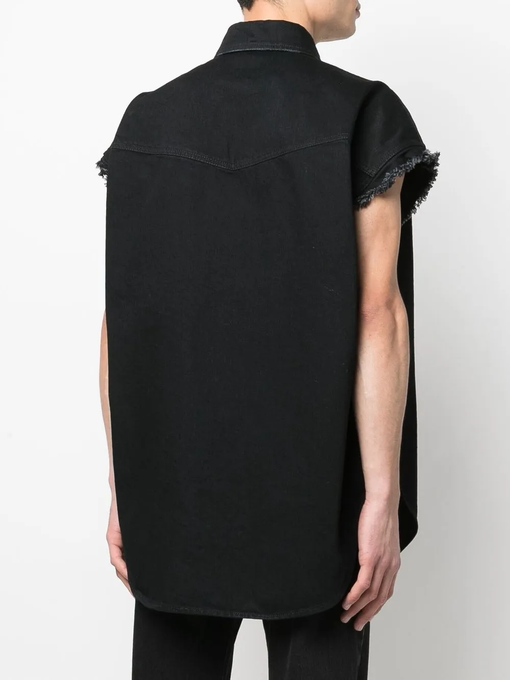 balenciaga jean shirt