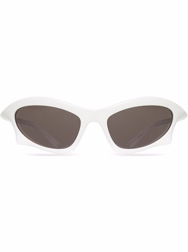 Bat rectangle-frame sunglasses
