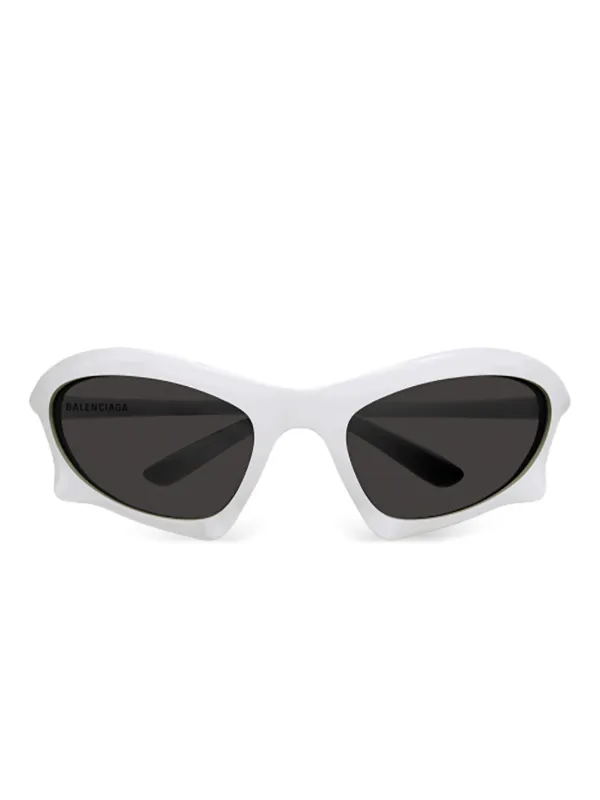 BALENCIAGA BAT RECTANGLE サングラス Balenciaga Black Bat Rectangle Sunglasses Balenciaga