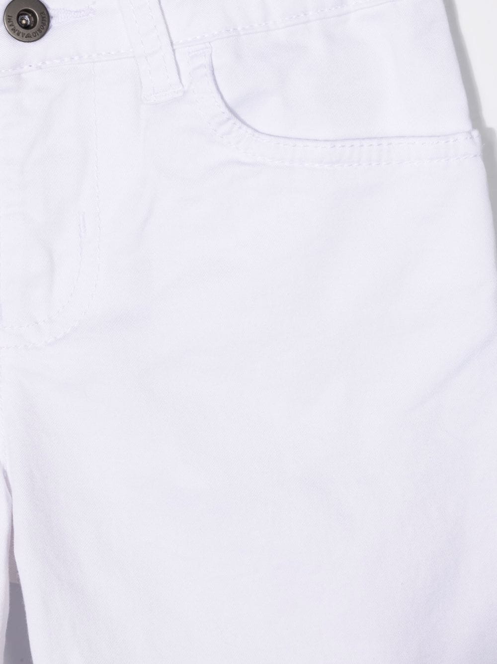 фото Emporio armani kids джинсовые шорты с логотипом