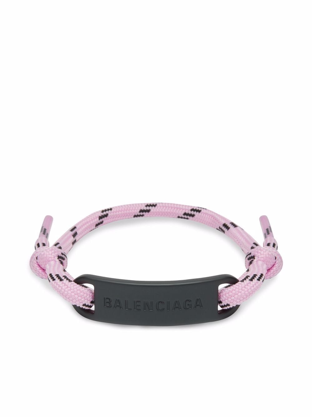 balenciaga bracelet en corde - rose