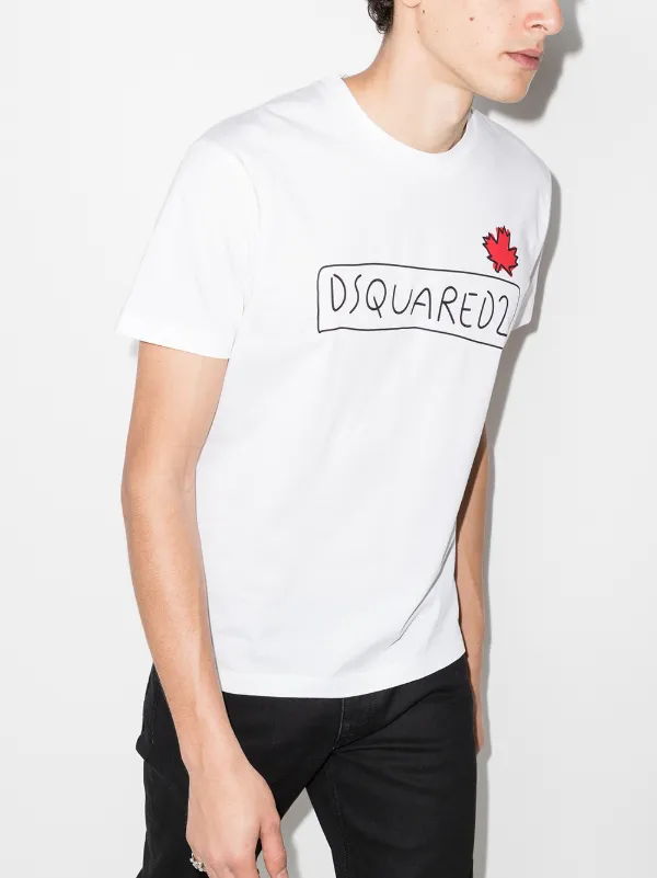 doodle print t shirt