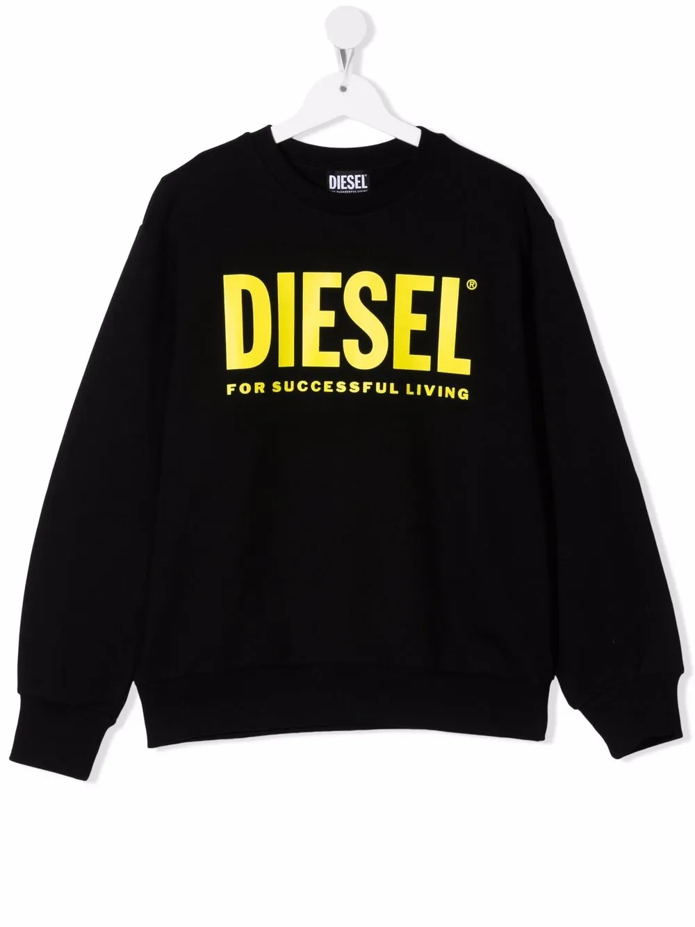 

Diesel Kids sudadera con logo estampado - Negro