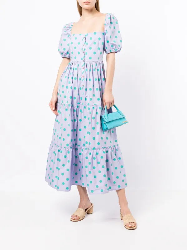 Pitusa Play Praire Polka Dot Dress - Purple Pitusa Play Praire Polka Dot Dress - Purple