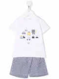 Il Gufo two-piece pyjama set - White