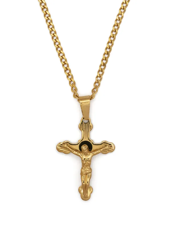 Nialaya Jewelry gold-plated cross 