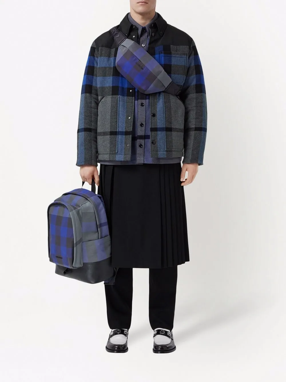 фото Burberry куртка-рубашка в клетку vintage check