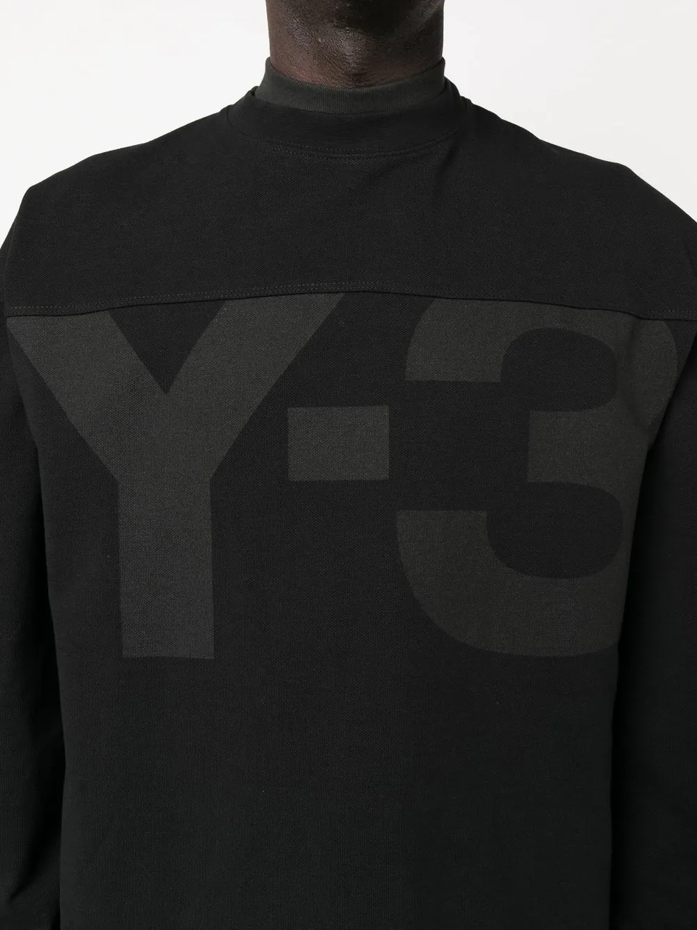 Y-3 Logo-print Drawstring Sweatshirt In Black
