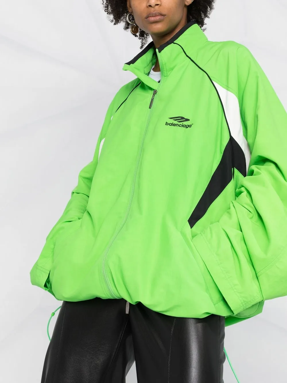 Balenciaga hot sale green jacket