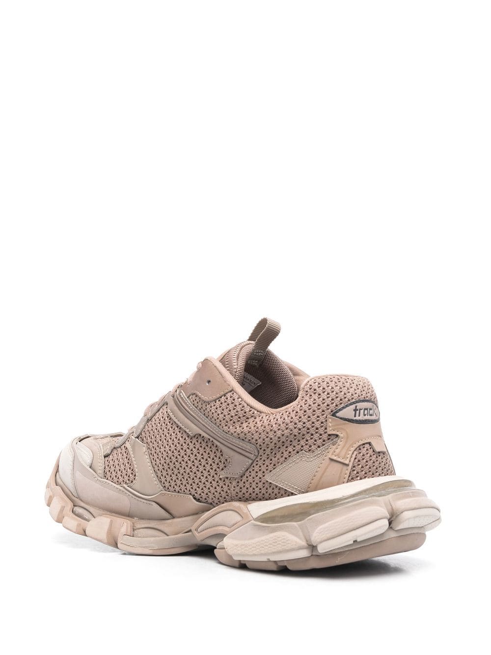 Shop Balenciaga Track Panelled-design Sneakers In Nude