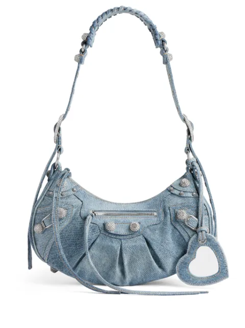 Balenciaga Bolsa de ombro jeans Le Cagole 