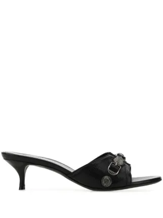 関税・送料込 BALENCIAGA Arena leather Cagole サンダル Balenciaga バレンシアガ Cagole M40 Arena サンダル - FARFETCH