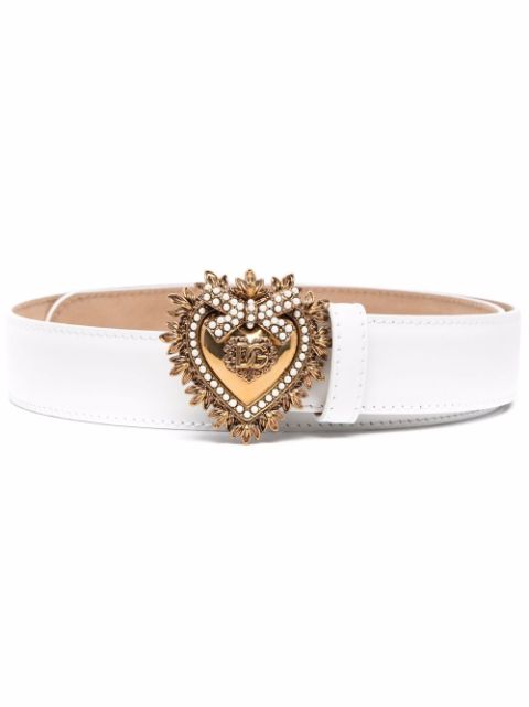 Dolce & Gabbana heart buckle belt Women