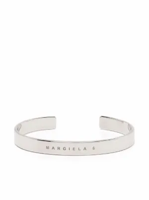 MM6 by Maison Martin Margiela Black Letter Collection Bracelet