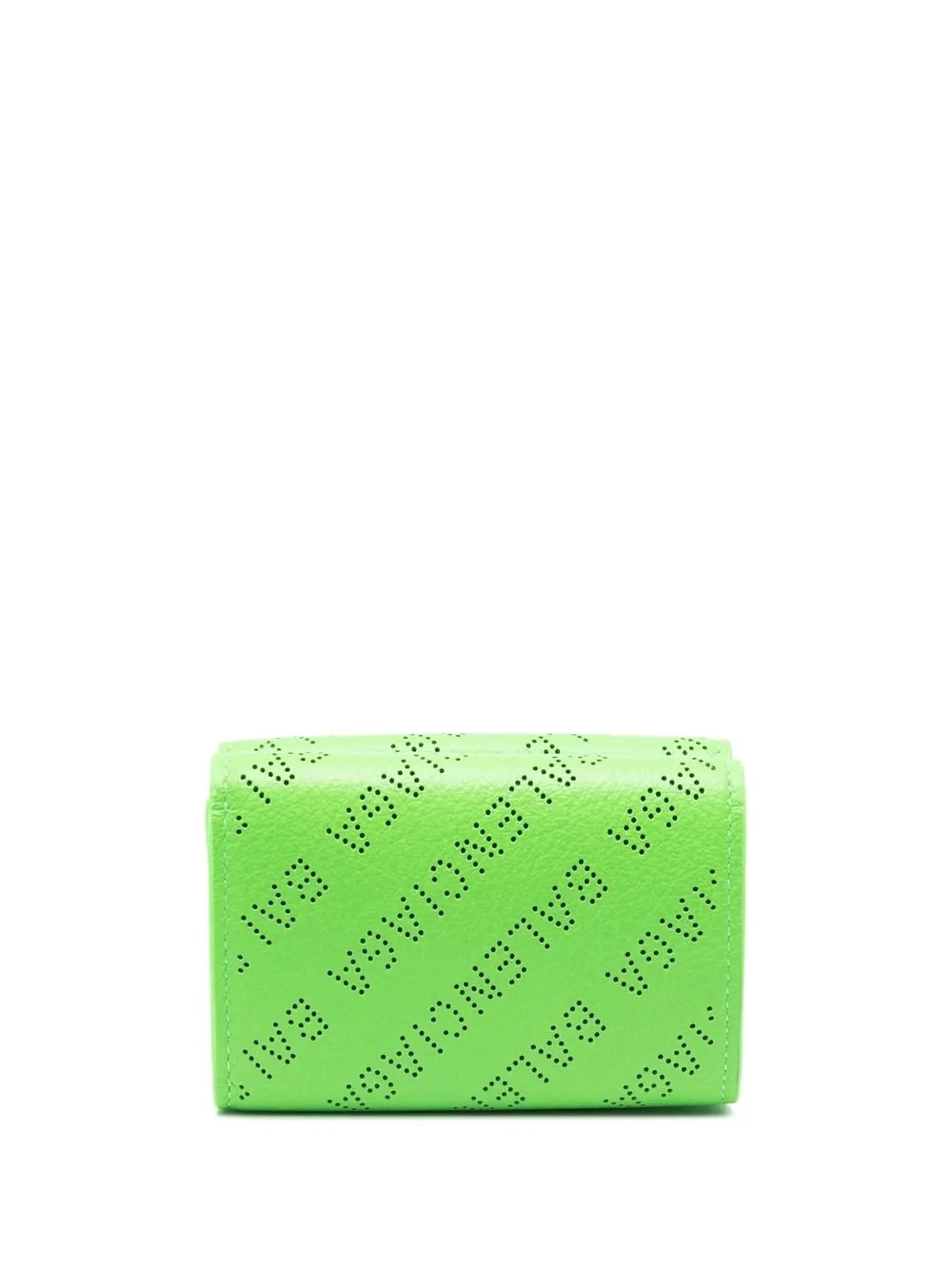 

Balenciaga cartera con logo estampado - Verde