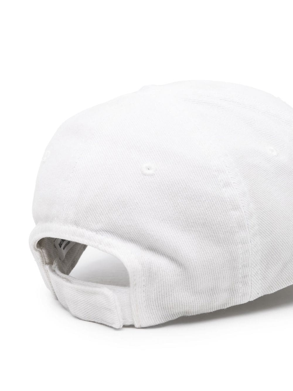 Balenciaga Embroidered Logo Baseball Cap In White Modesens 8144