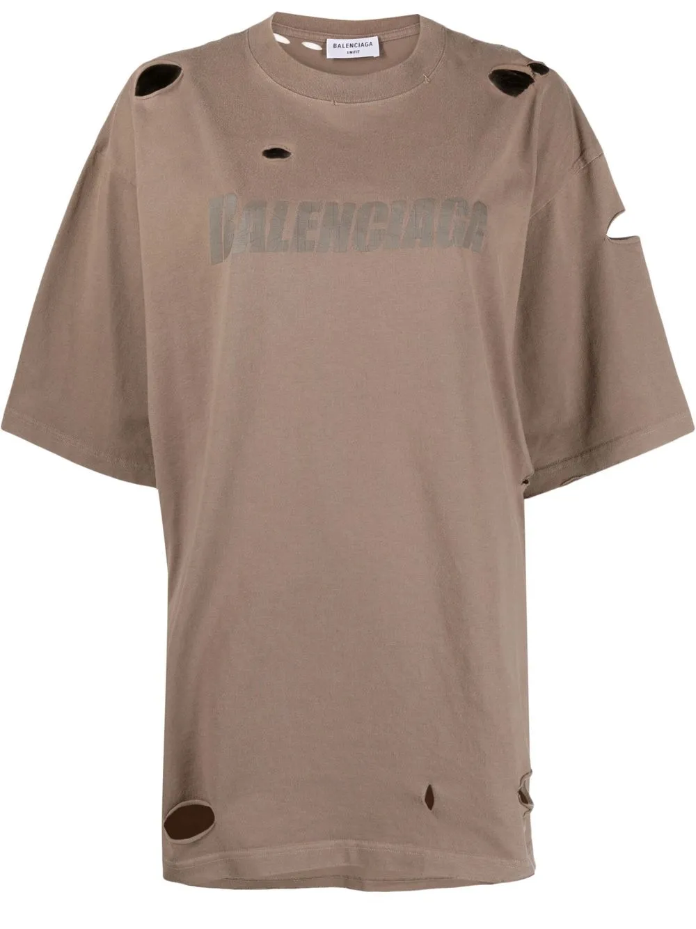 Balenciaga FW21 Free Oversized Distressed T-Shirt - Ākaibu Store