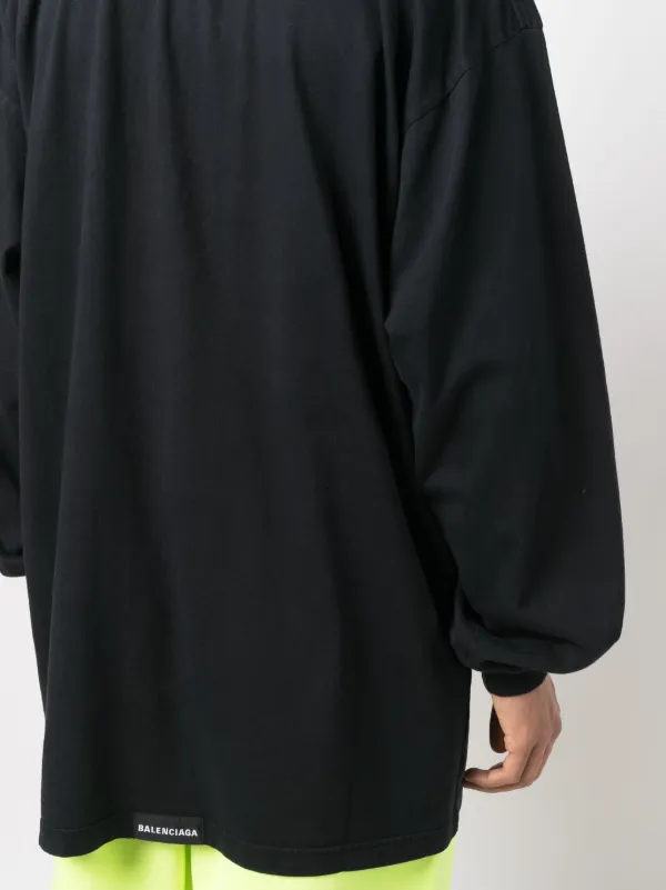 Balenciaga black long sleeve best sale