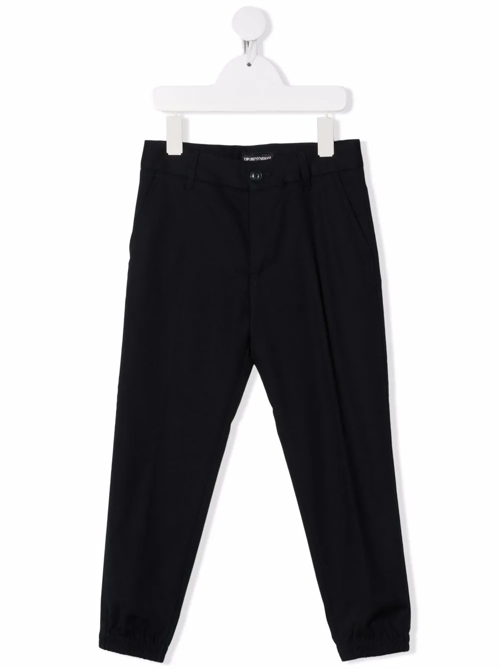 

Emporio Armani Kids pantalones de vestir slim - Azul