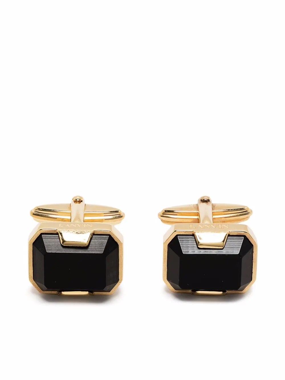 Lanvin rectangular shaped cufflinks - Gold