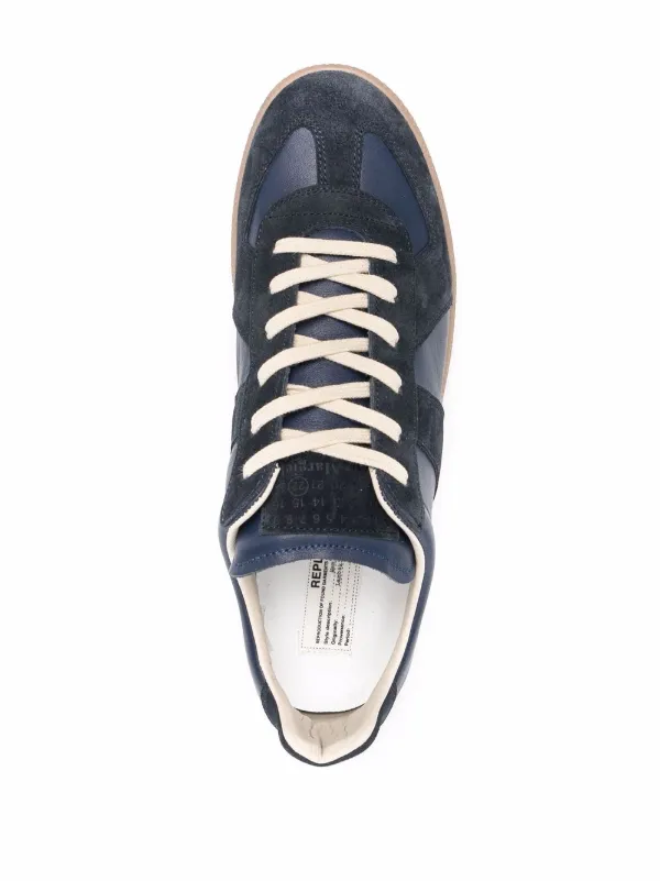 Navy blue maison margiela sneakers hotsell