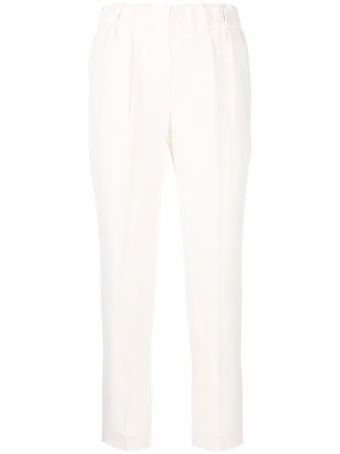 Brunello Cucinelli pantalones capri slim