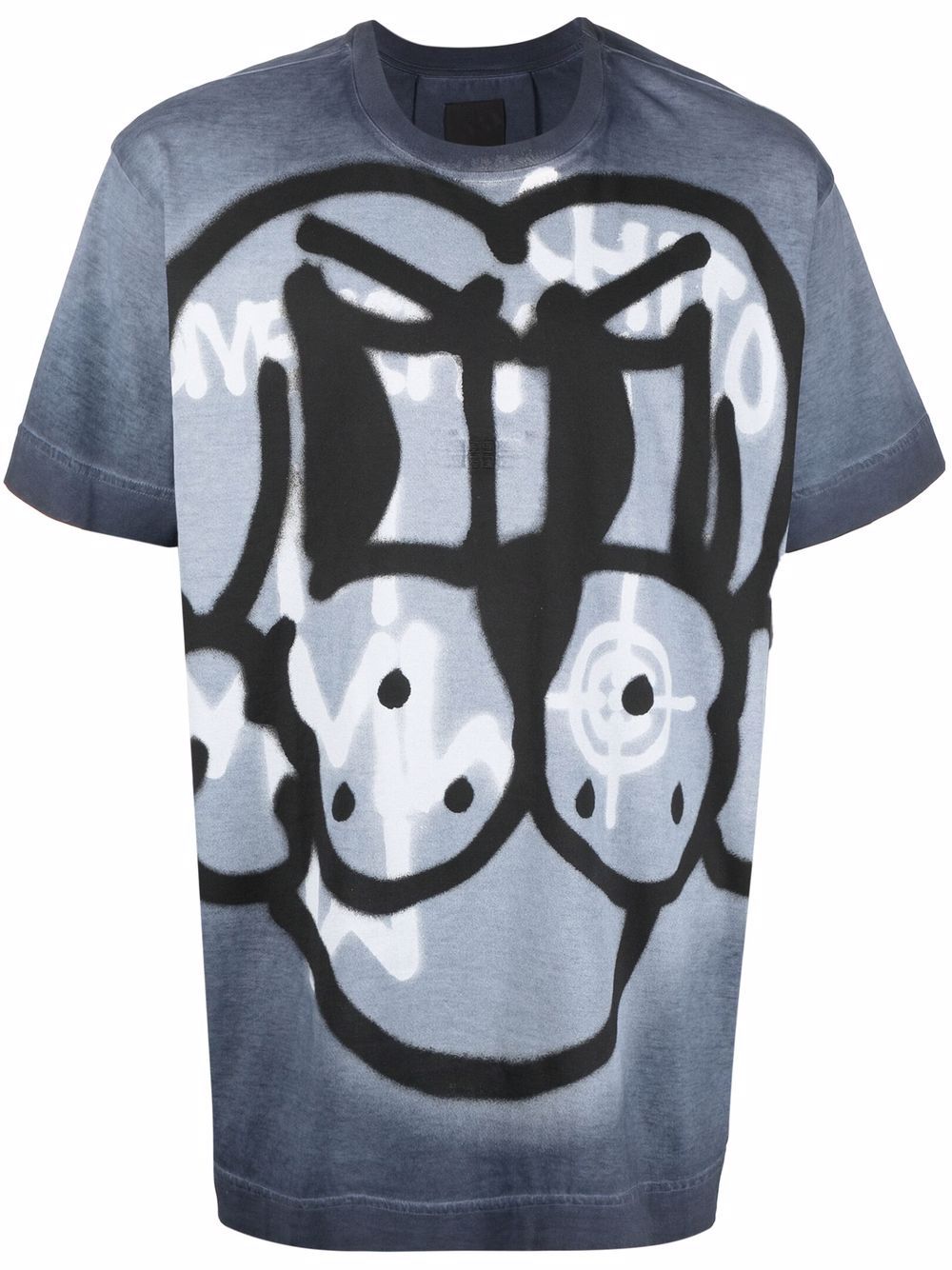 фото Givenchy футболка с эффектом разбрызганной краски