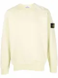 Stone Island Compass-patch crew neck sweatshirt - Yellow