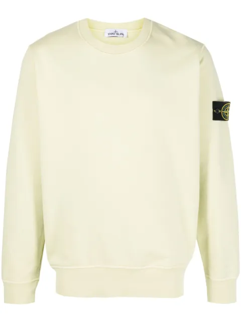 Stone Island sudadera con parche de brújula