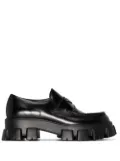 Prada Monolith leather loafers - Black