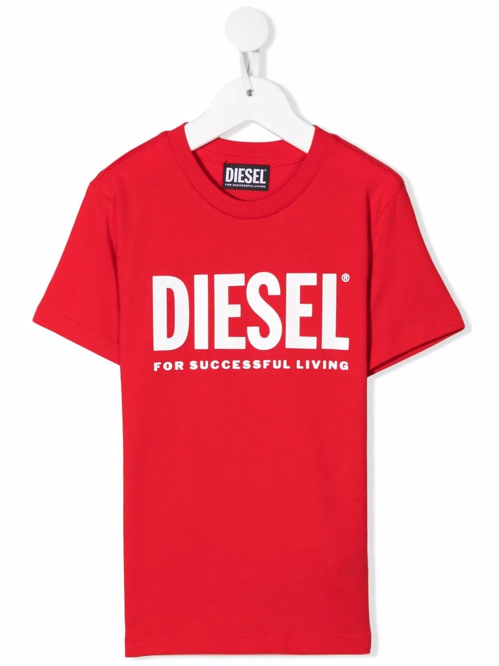 

Diesel Kids playera con logo estampado - Rojo