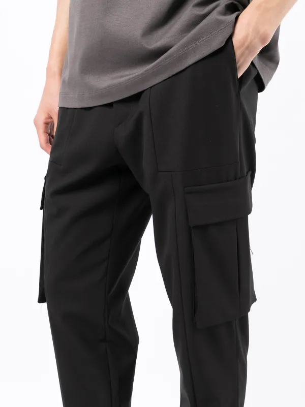 Juun.J relaxed wool-blend track pants 