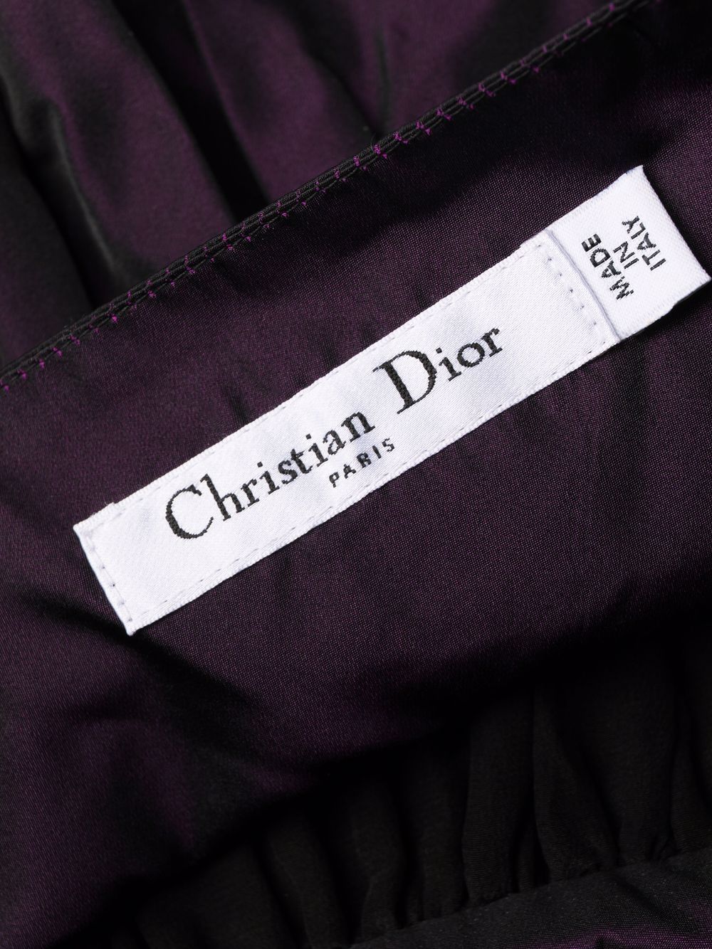 Christian Dior 2000s gathered flared mini-skirt Women